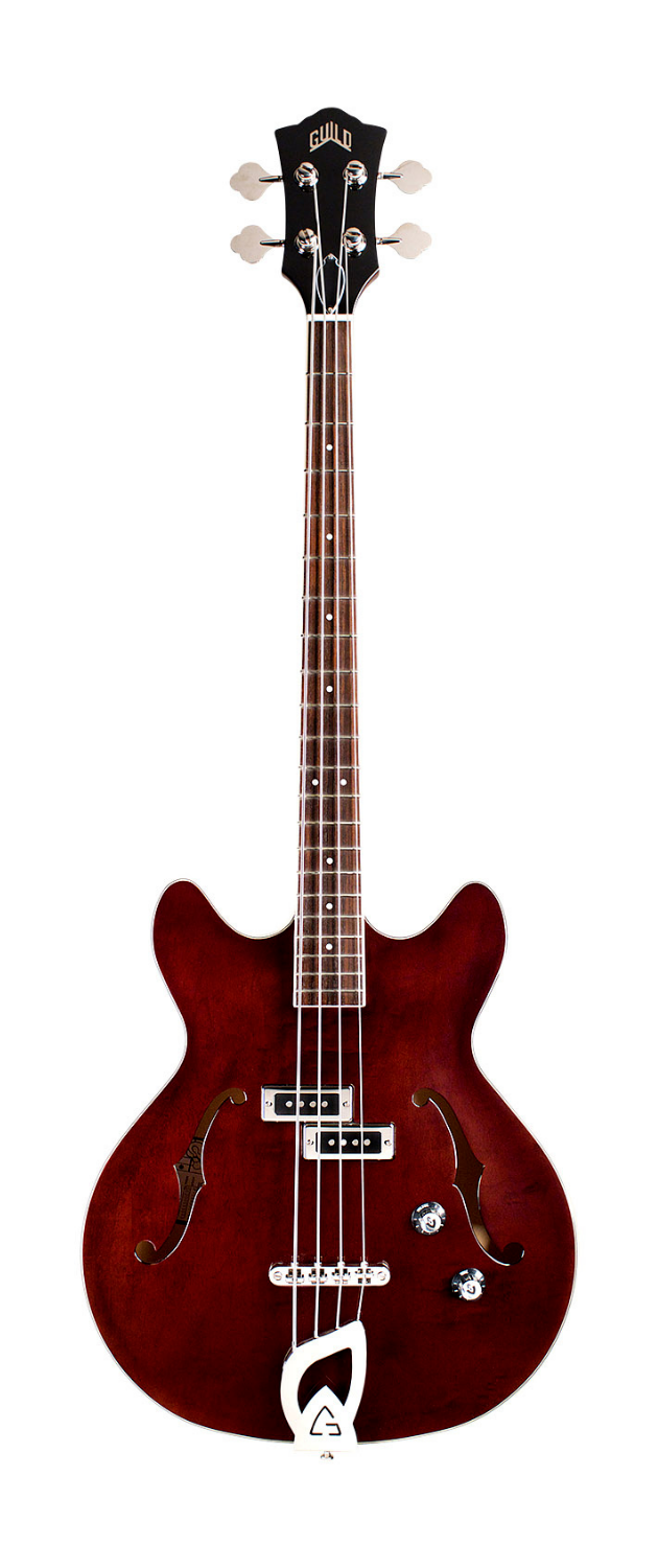 Guild Starfire I 4 String Semi-Hollow Electric Bass - Vintage Walnut