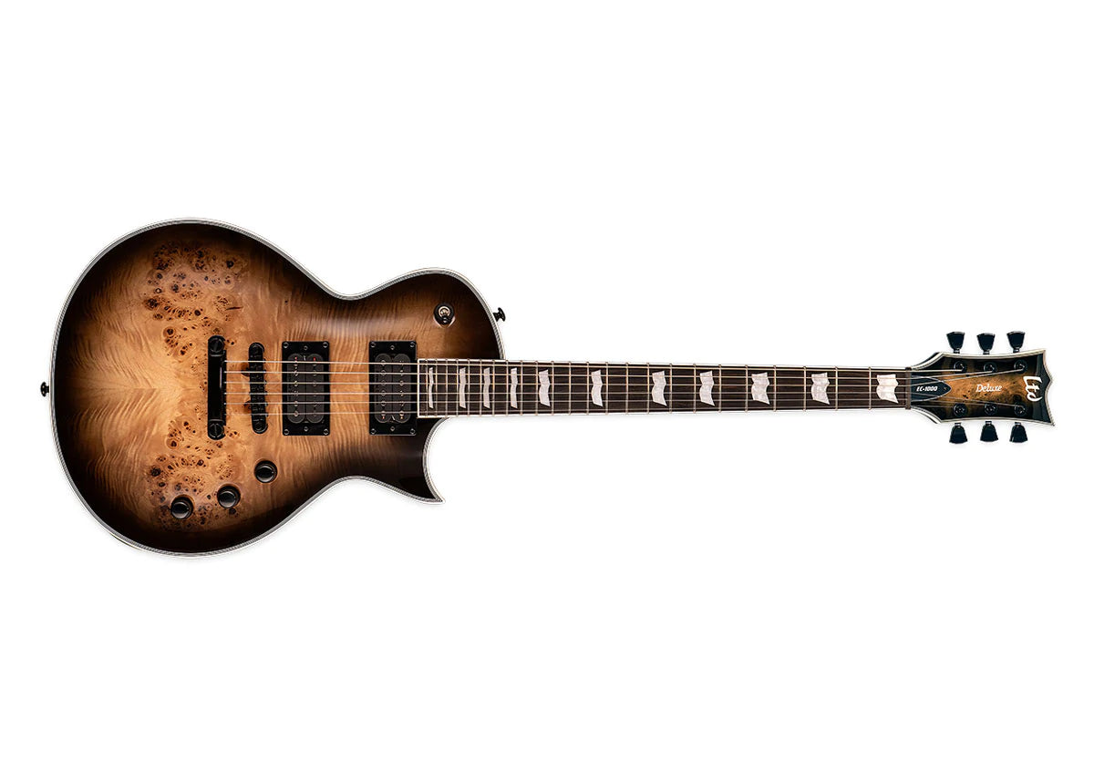 LTD EC-1000 Series Electric Guitar - Black Natural Burst/Macassar Ebony