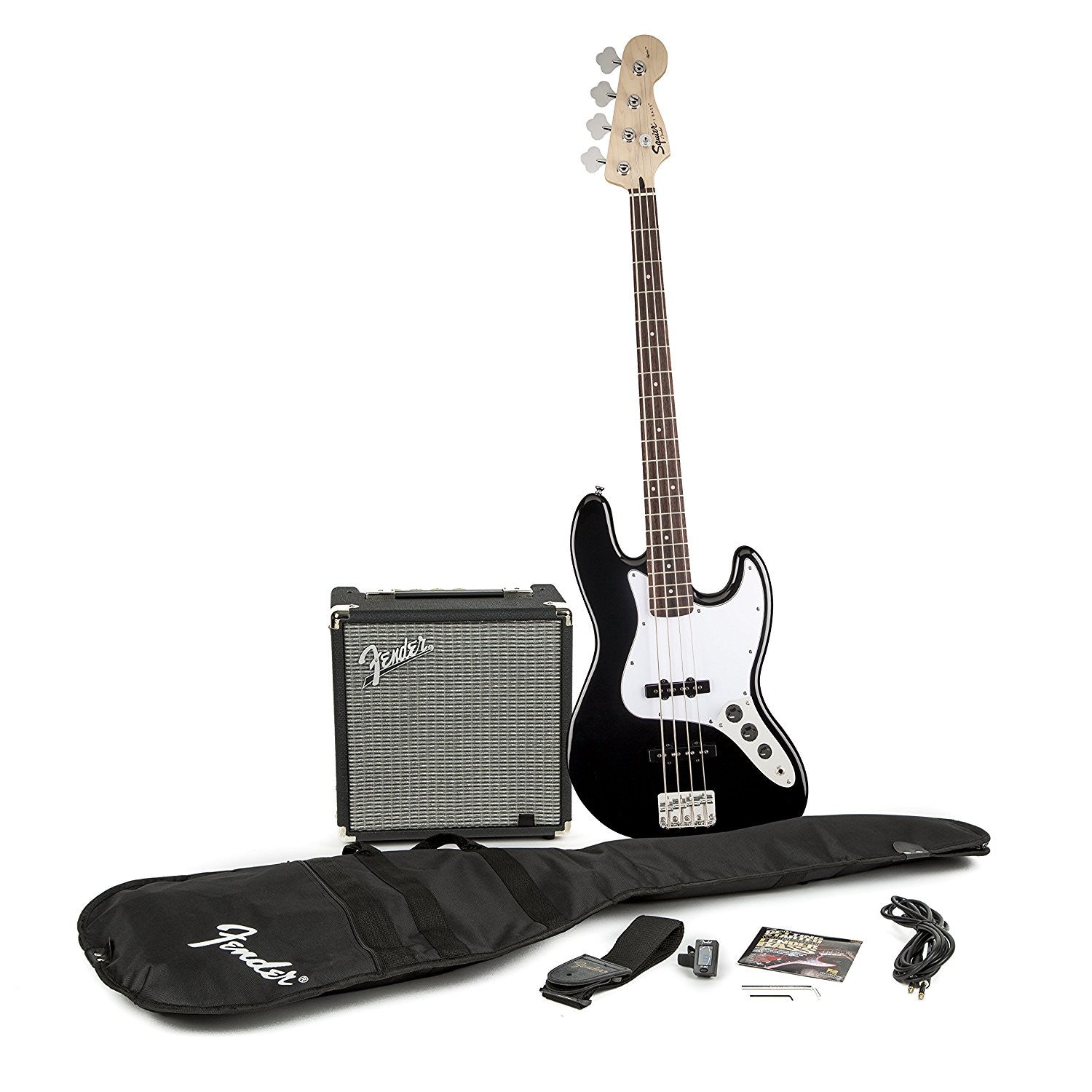 SQUIER by FENDER Jazz Bass Package V3, Black