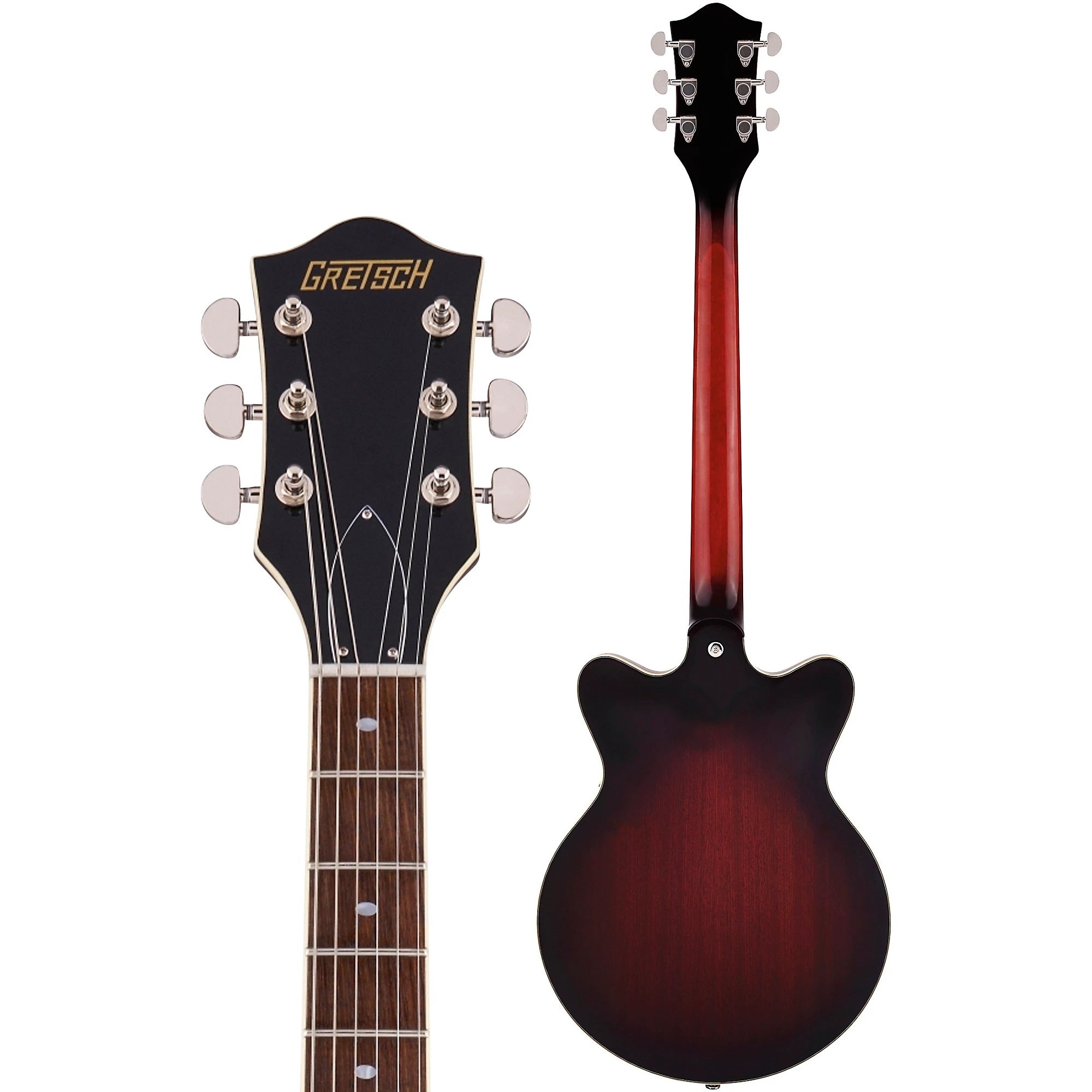 Gretsch G2655-P90 Streamliner Jr. Double-Cut - Claret Burst