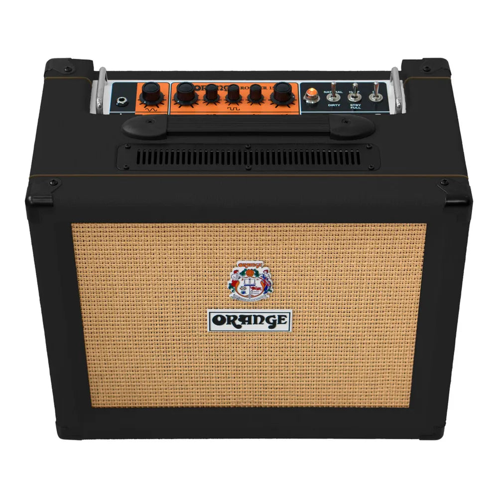 Orange Rocker 15 15W 2-Channel All-Tube Guitar Combo Amplifier - Black