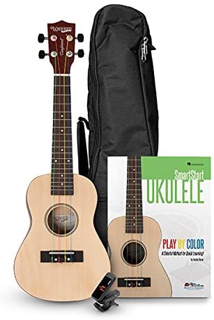 Tanglewood TU101NAK Concert Ukulele Learn-To-Play Bundle with Tuner and Gig Bag