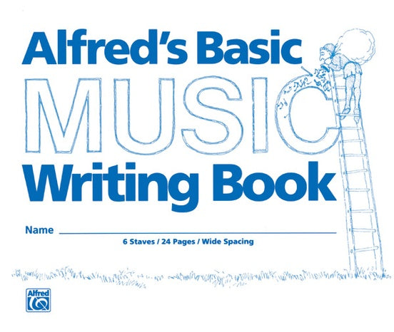 Alfred's 8" x 6" Basic Music Writing Book