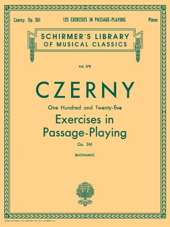 Czerny 125 Exercises in Passage Playing, op. 261