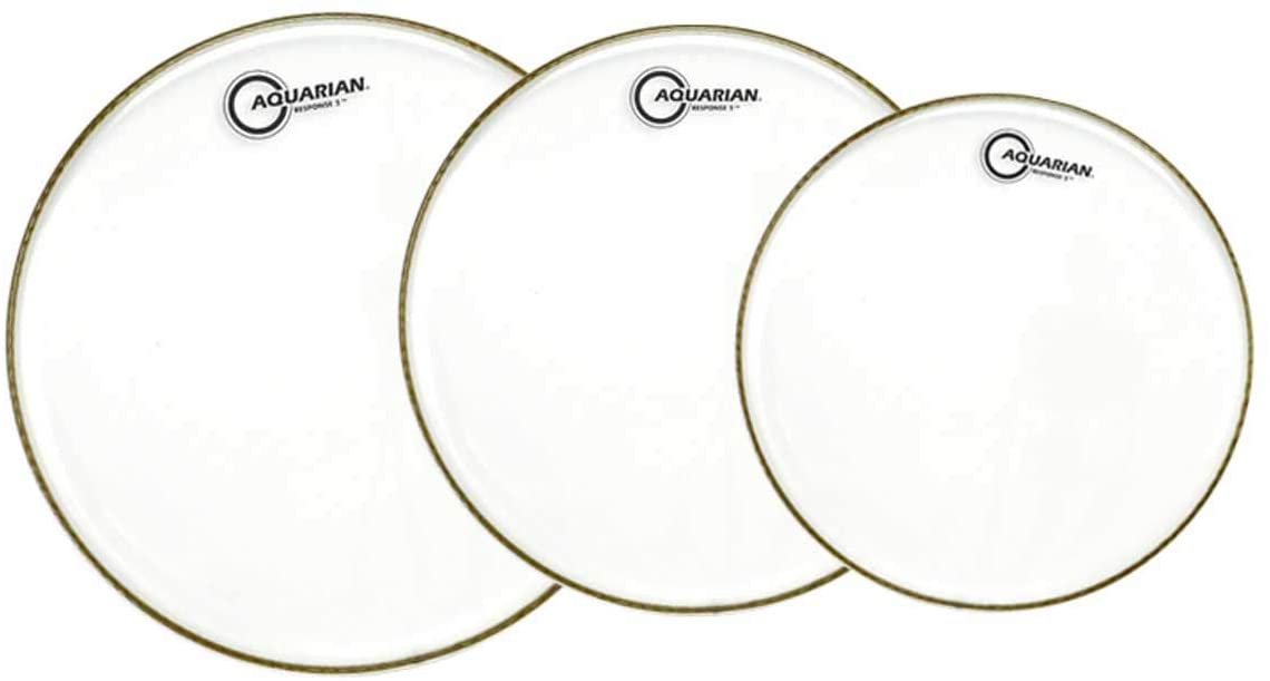 Aquarian Drumheads RSP2-A Response 2 Tom Pack 10, 12, 14-inch