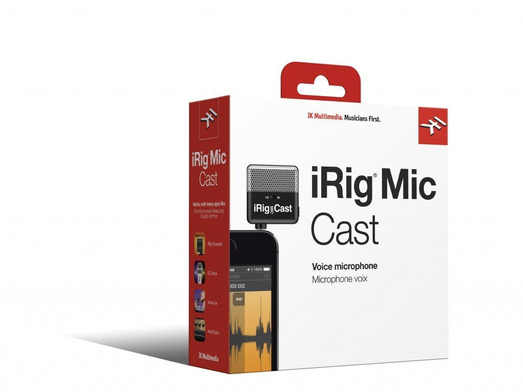 IK Multimedia iRig Mic Cast iOS Microphone