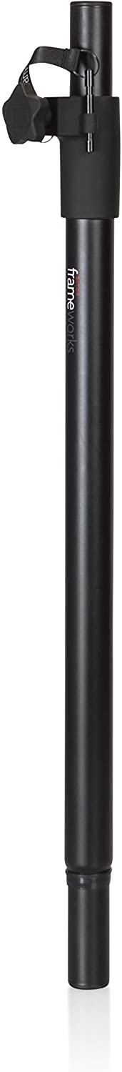 Gator Frameworks Standard Subwoofer Speaker Pole Mount with Adjustable Height (GFW-SPK-SUB60),Black