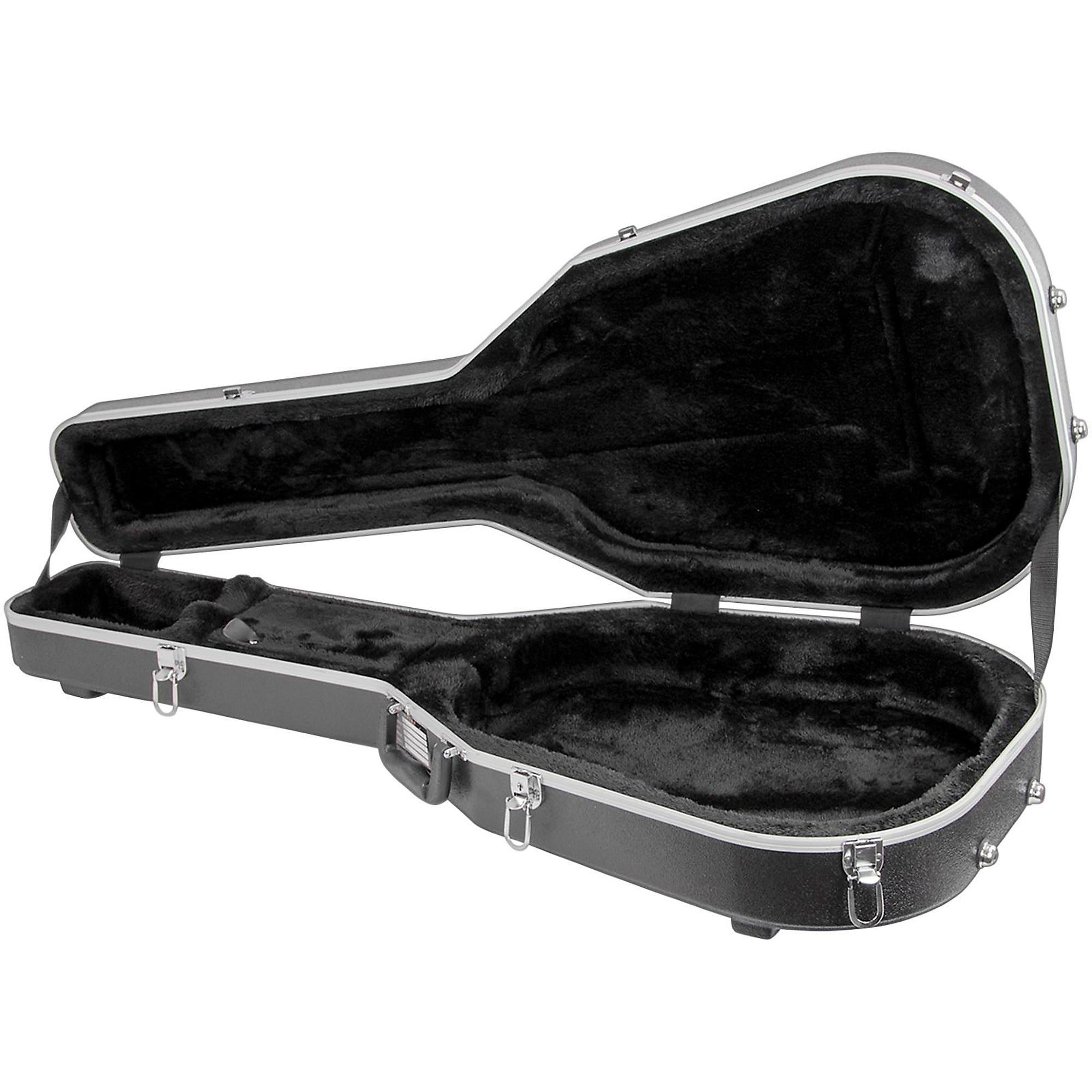 Gator Deluxe ABS Molded Acoustic Guitar Case - Black