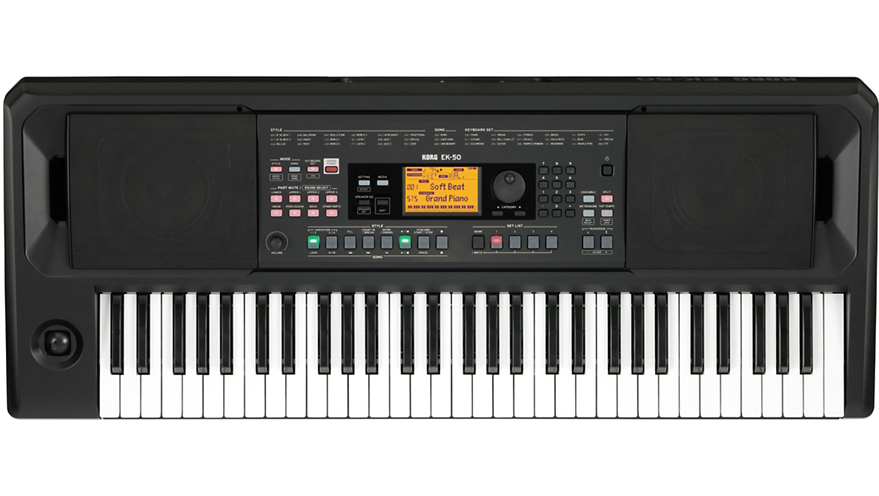Korg EK-50 61 Keys Entertainer Keyboard- Black