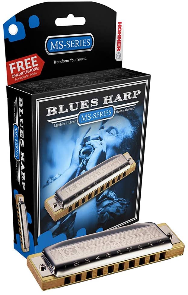 Hohner Blues Harp MS Modular System Diatonic Harmonica, F-major