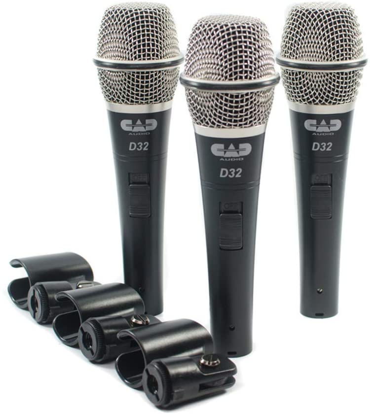 CAD Audio CADLive D32 Supercardioid Dynamic Microphone (3-Pack)