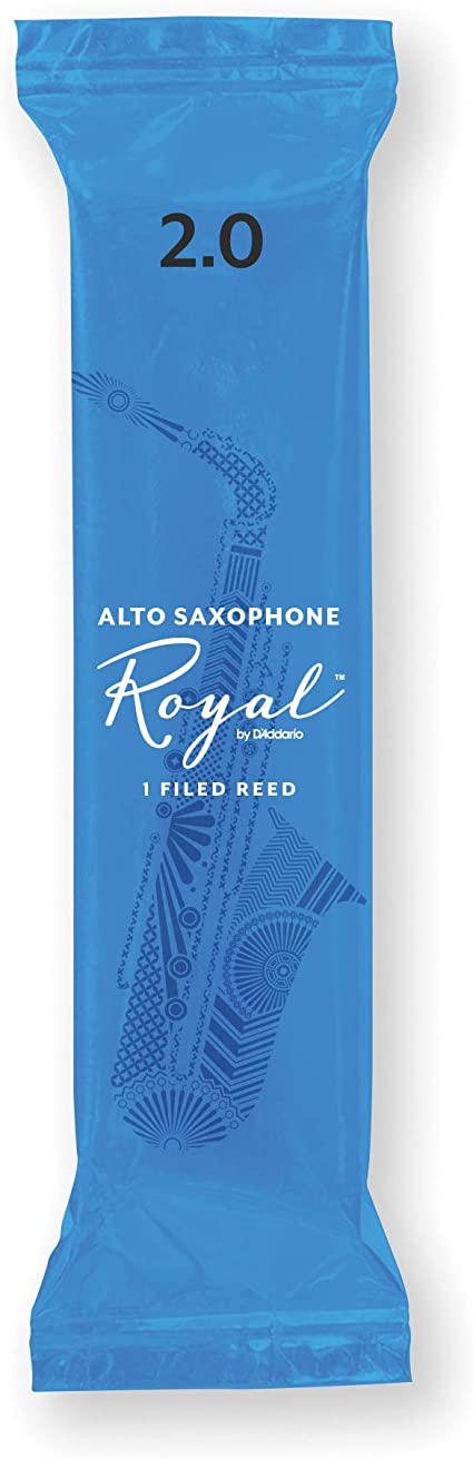 D'Addario Royal Alto Saxophone Filed Reeds- #2.0