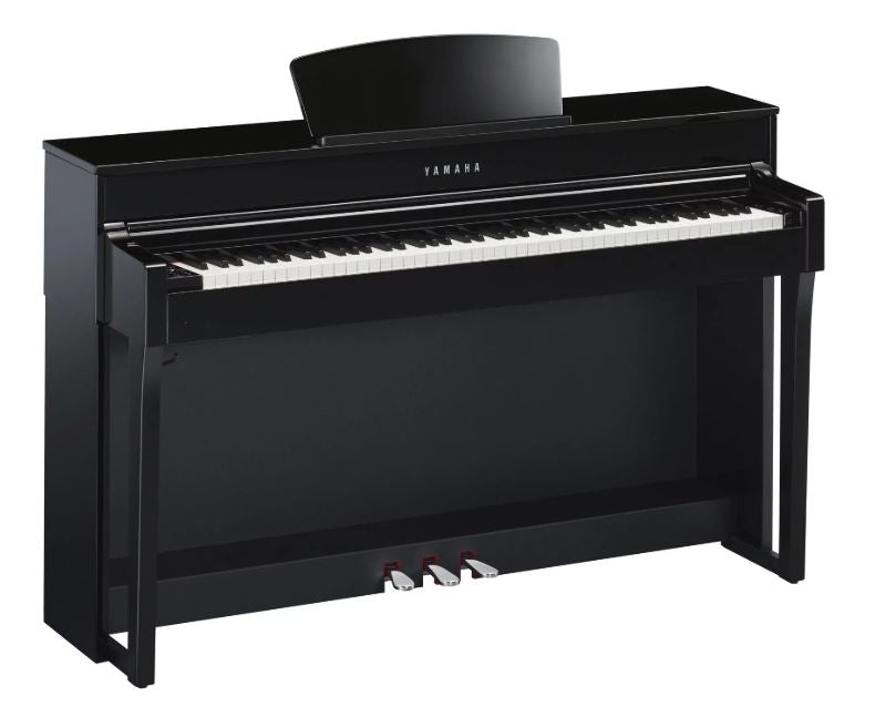 Yamaha Clavinova CLP-635 Digital Upright Piano with Bench- Polished Ebony