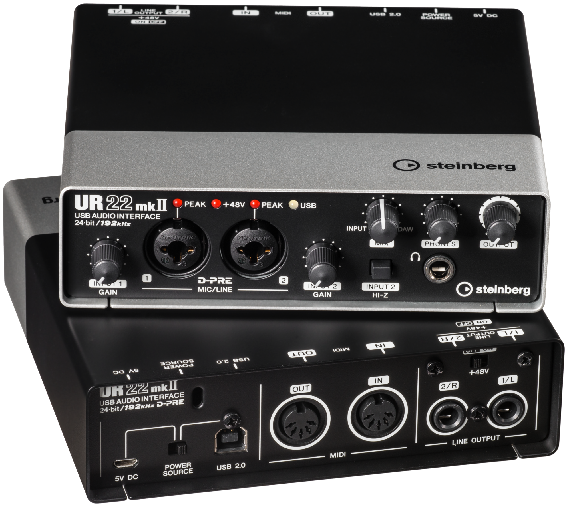 Steinberg UR22mkII - USB 2.0 Audio Interface with Dual Mic Preamps