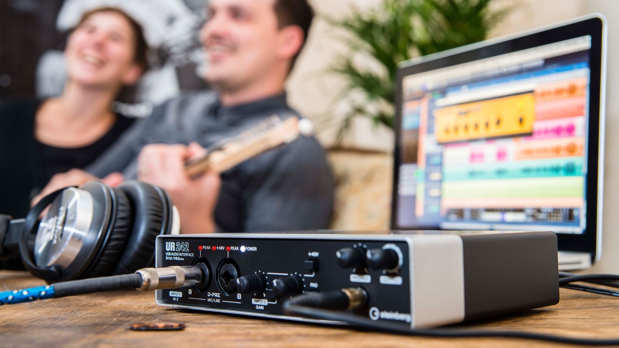 Steinberg UR242 - USB 2.0 Audio Interface with Dual Microphone Preamps and iPad Connectivity