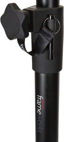 Gator Frameworks Standard Subwoofer Speaker Pole Mount with Adjustable Height (GFW-SPK-SUB60),Black