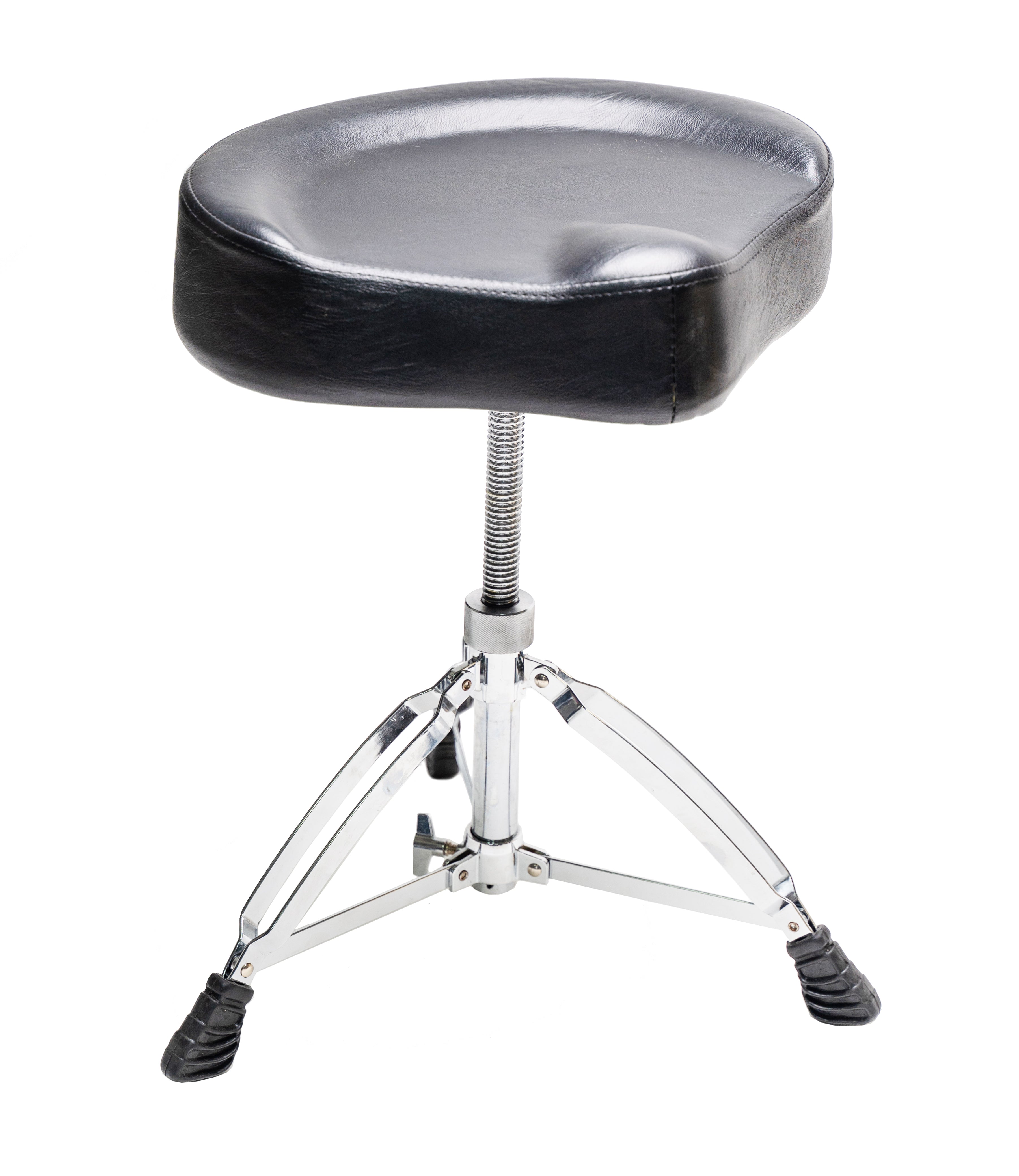 Taburete de tambor ajustable, silla de tambor estilo motocicleta con acolchado
