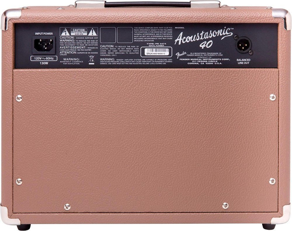 Acoustasonic 40 Amplificador de Guitarra Acústica de 40W 2x6.5