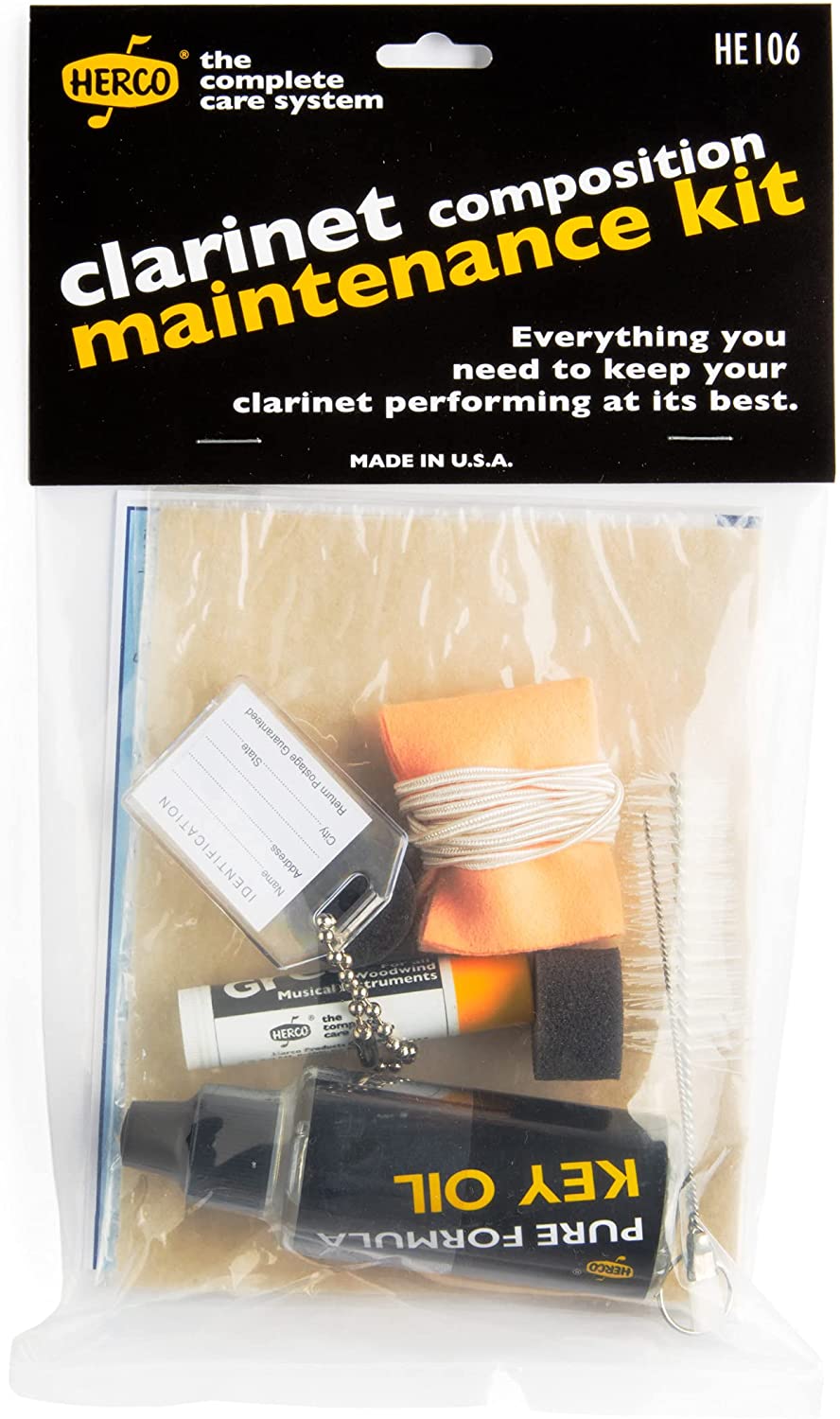 Herco® HE106 Clarinet Composition Maintenance Kit