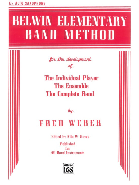 Belwin Elementary Band Method - Eb Alto Saxophone