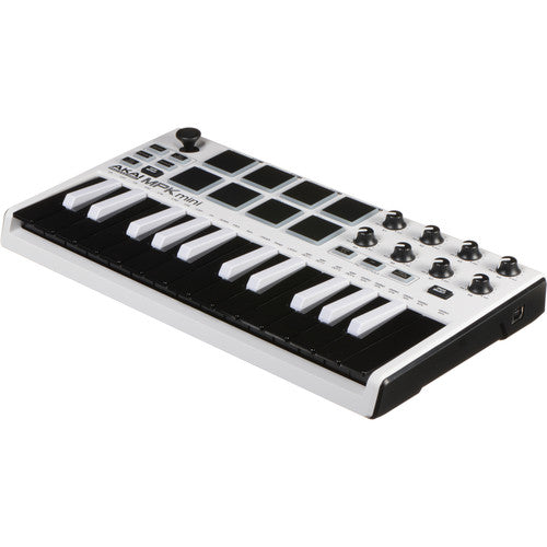 Akai Professional MPK mini MKII Compact Controller (White-Black)