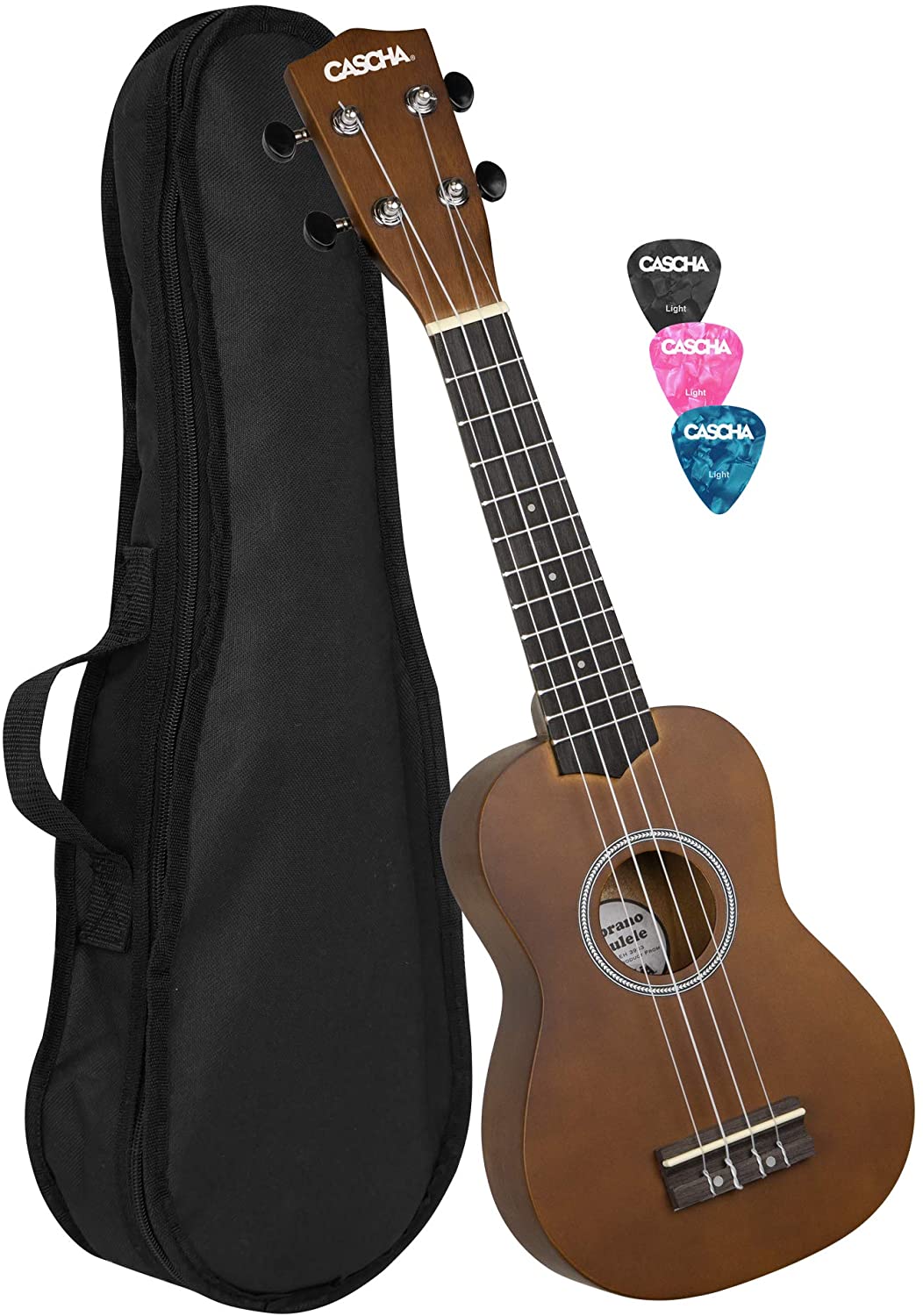 Cascha 4-String Soprano Ukulele with Bag (EH 3953)