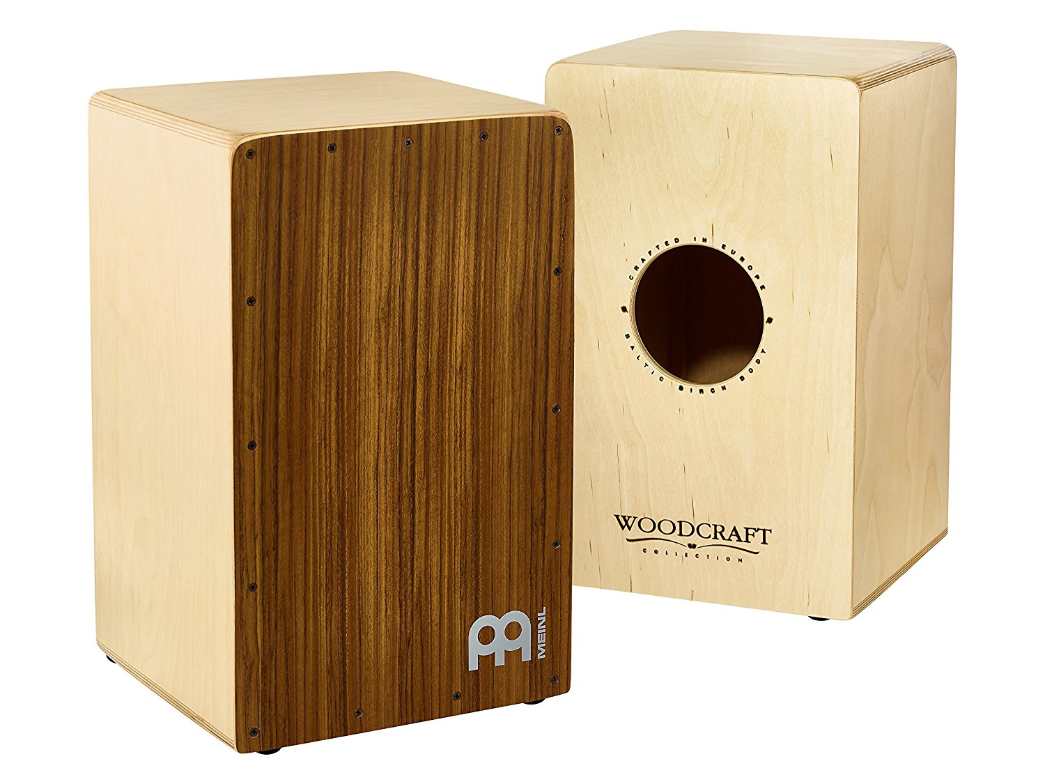 WCAJ300NT-OV Birch Woodcraft Snare Cajon with Ovangkol Frontplate