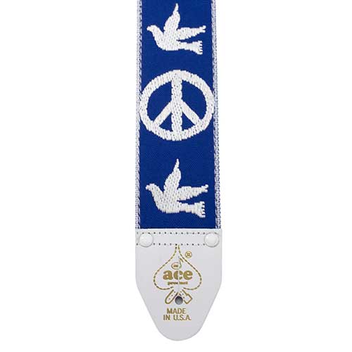 D'Andrea Ace Vintage Reissue Guitar Strap Peace & Dove