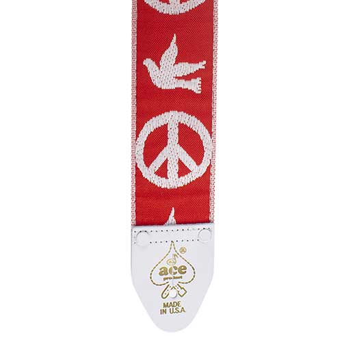 D'Andrea Ace Vintage Reissue Guitar Strap Peace & Dove