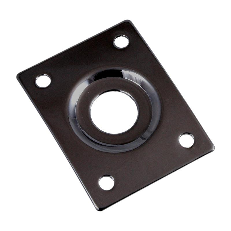 Allparts Rectangular Jackplate - Black