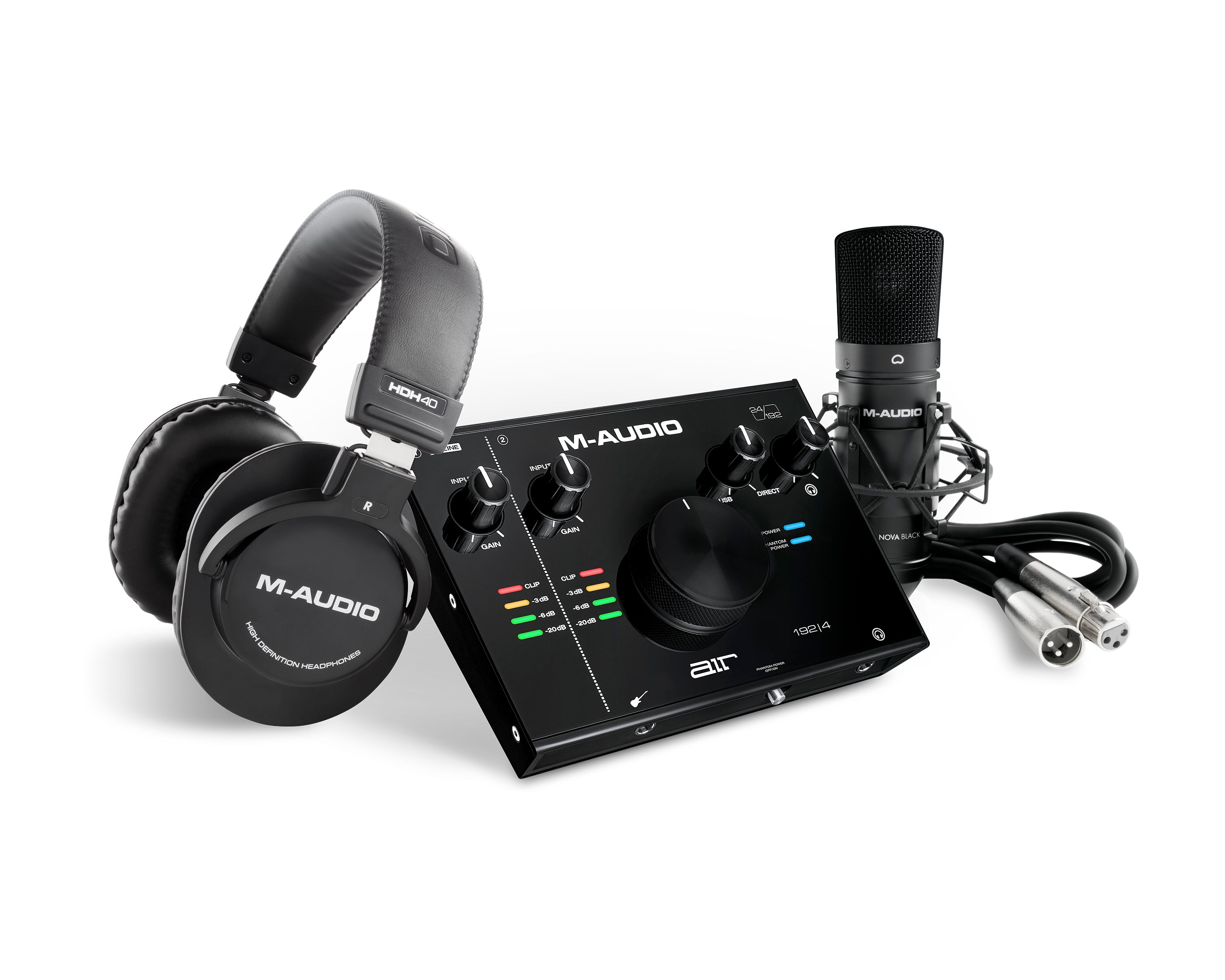 M-Audio AIR 192|4 Vocal Studio Pack