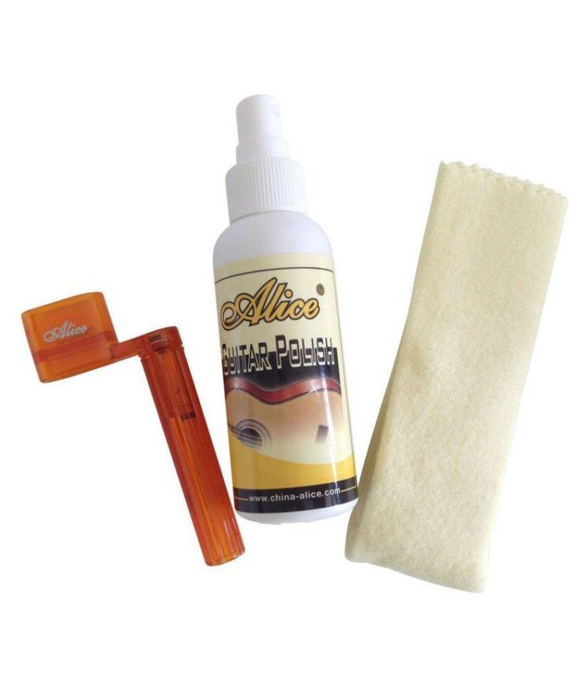 Alice Guitar Polish Cloth & Winder Set