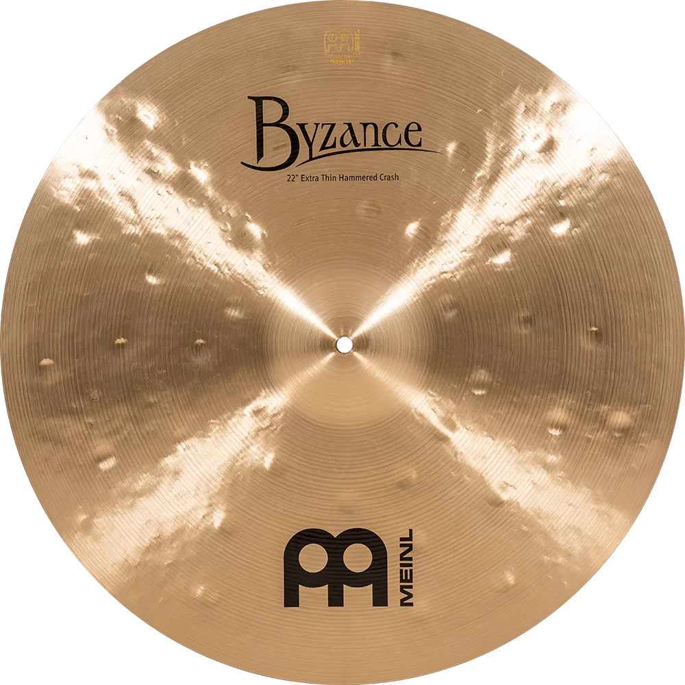 Meinl 22" Byzance Traditional Extra Thin Hammered Crash Cymbal