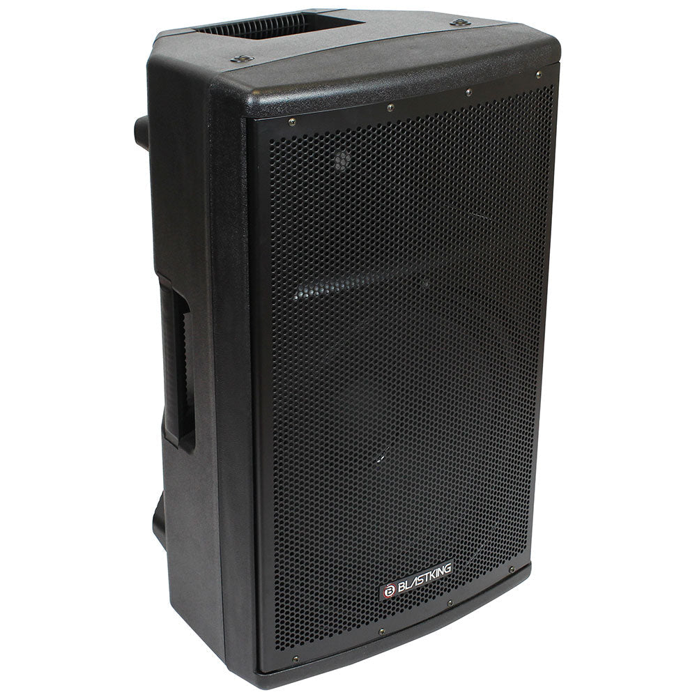 Blastking BDT15CMB1 1000W 15" Active Loudspeaker w/Mic and Stand