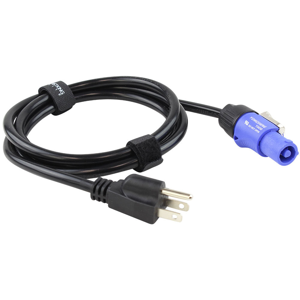 Blastking 5' Heavy Duty 3 Pin AC Power Plug to Powercon Cable – C1PCON