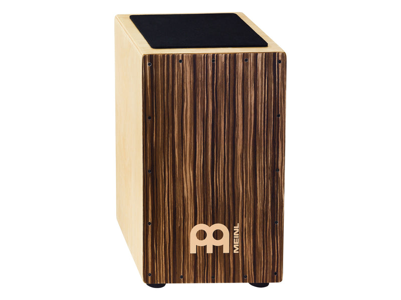 Meinl Traditional String Cajon, Striped Umber Frontplate