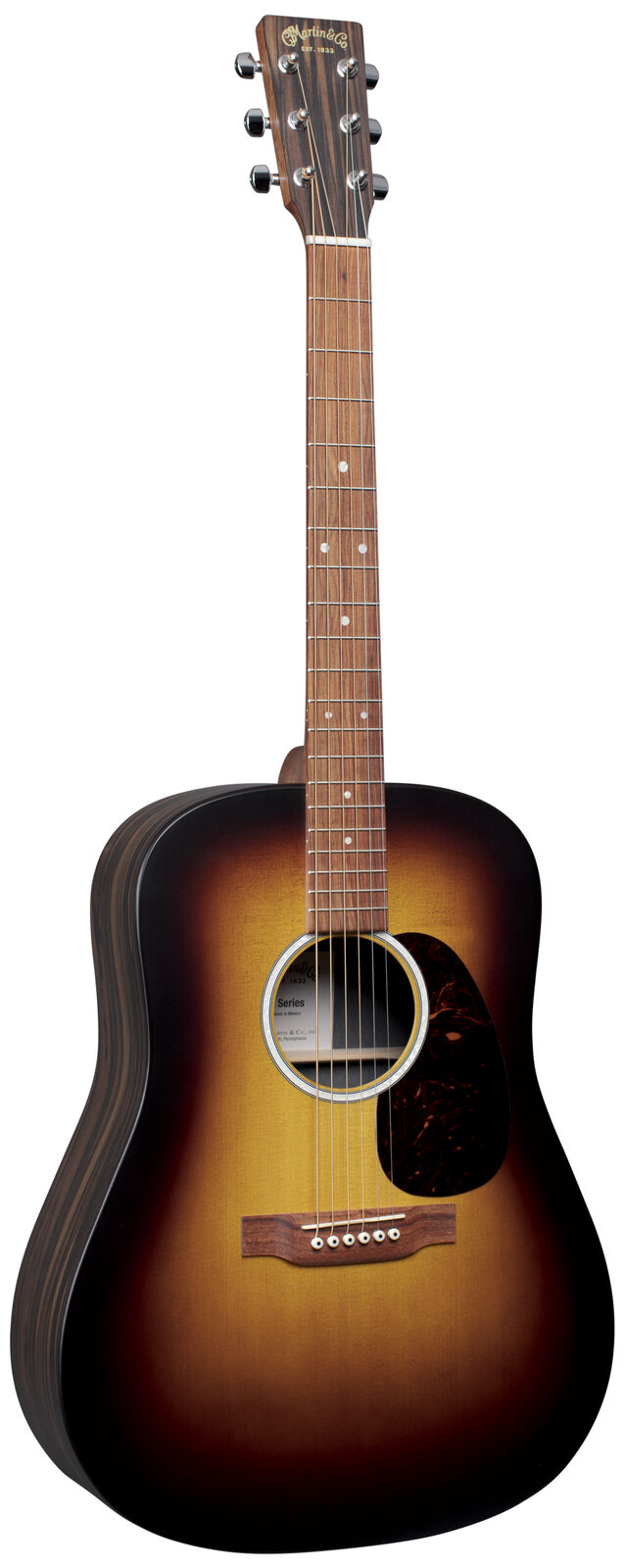 Martin D-X2E Dreadnought Acoustic-Electric Guitar - Sunburst