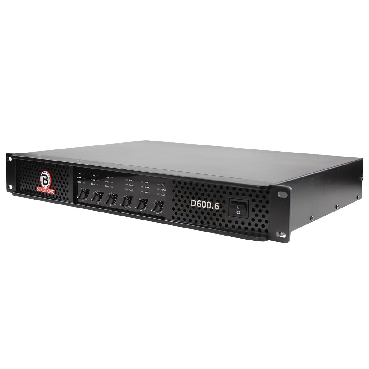 Amplificador Clase D de 6 Canales Blastking D600.6 3600 Vatios