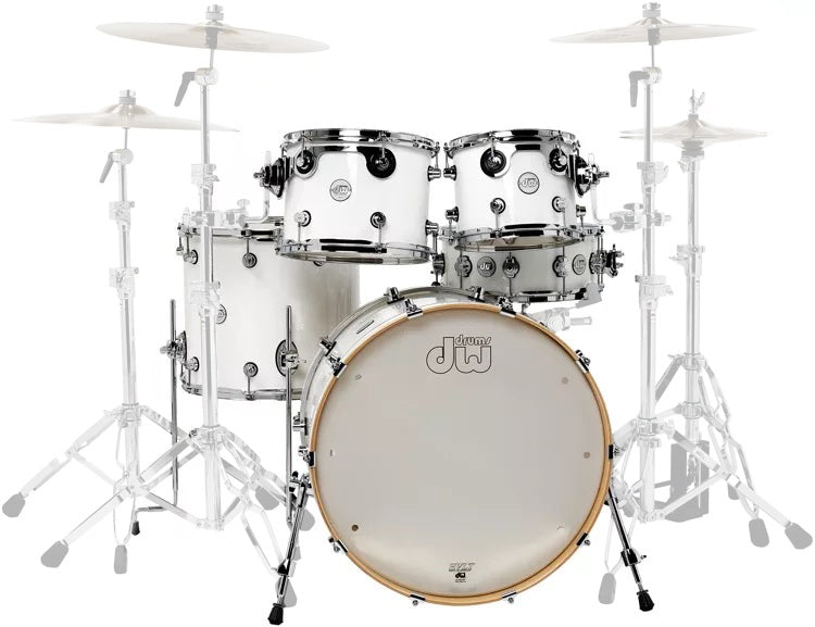 DW Design Series 5 Piece Shell Pack - Gloss White