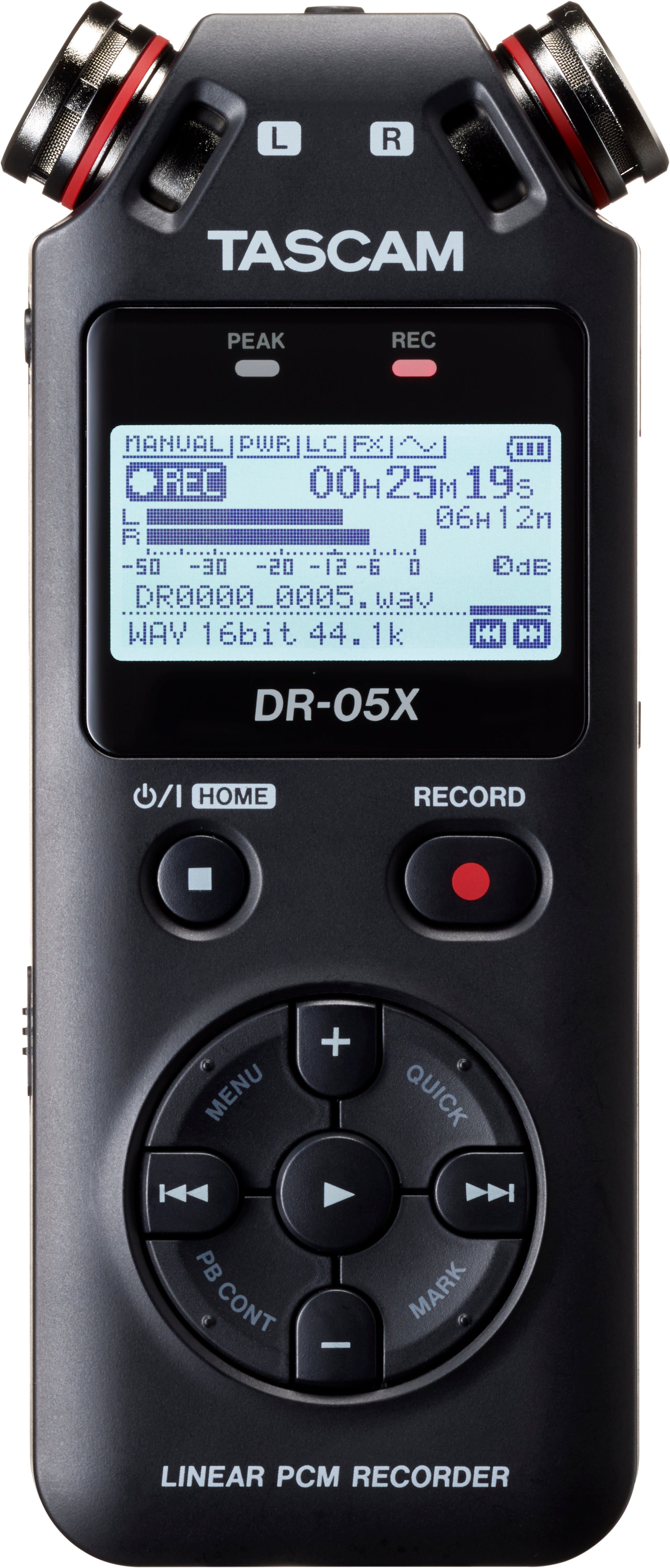 Tascam DR-05X Stereo Handheld Recorder & 2-IN-OUT USB Audio Interface