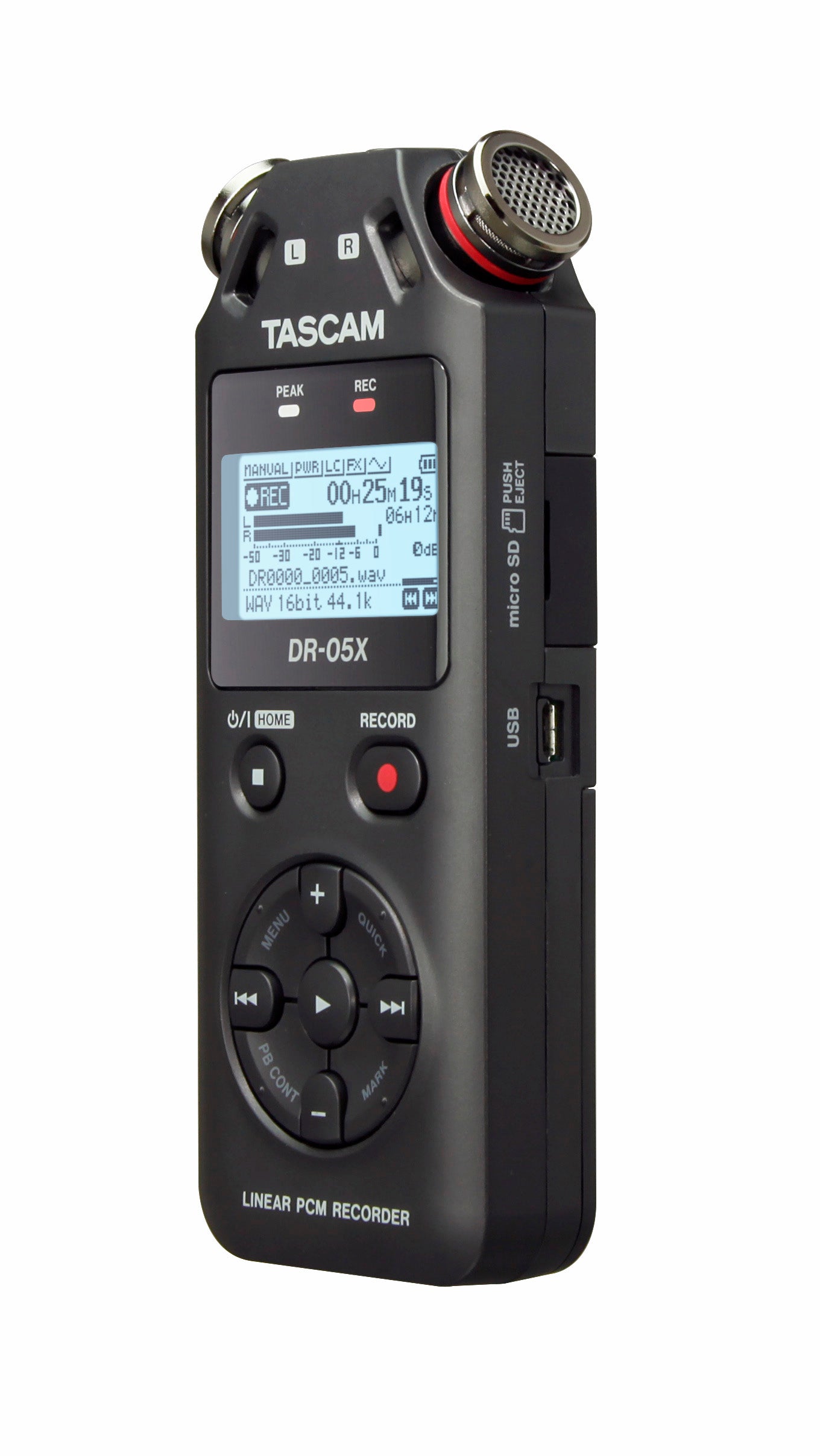 Tascam DR-05X Stereo Handheld Recorder & 2-IN-OUT USB Audio Interface