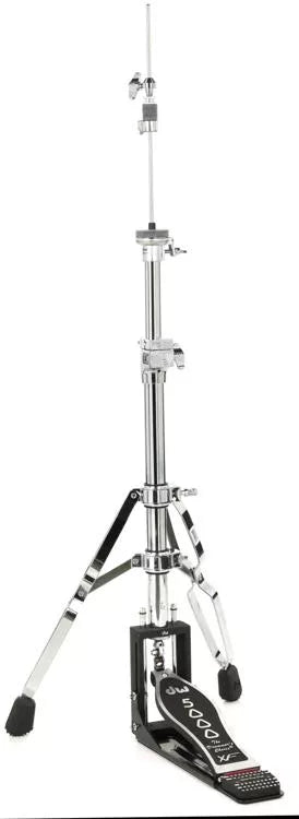 DW DWCP5500TDXF Delta II Series Heavy Duty Hi-hat Stand with Extended Footboard - 2-leg
