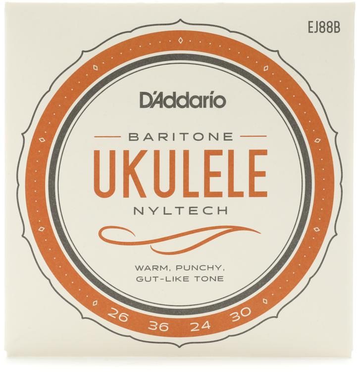D'Addario EJ88B Nyltech Natural Nylon Ukulele Strings - Baritone