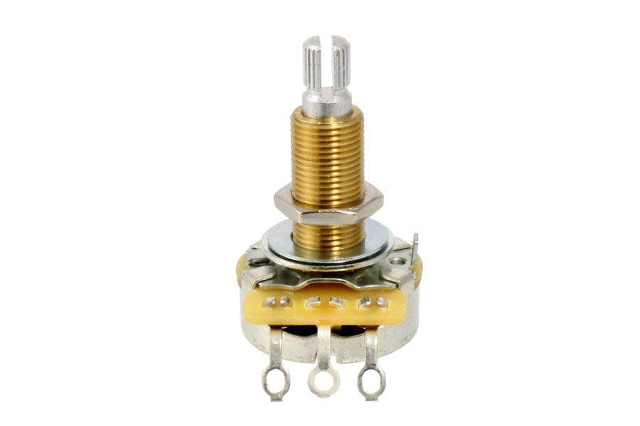 Potenciómetro de audio Allparts CTS 500K de eje dividido largo
