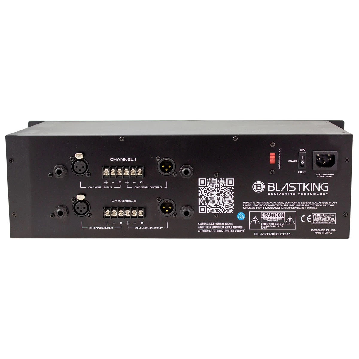 Ecualizador gráfico dual de 31 bandas Blastking – ULTRAMIX3102-EQ