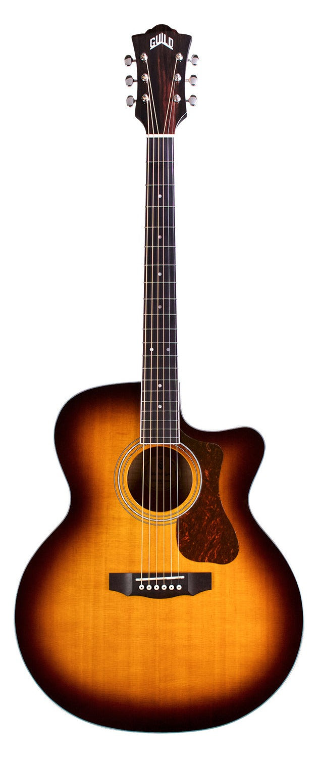 Guild F-250CE Deluxe Acoustic Electric Guitar - Antique Burst