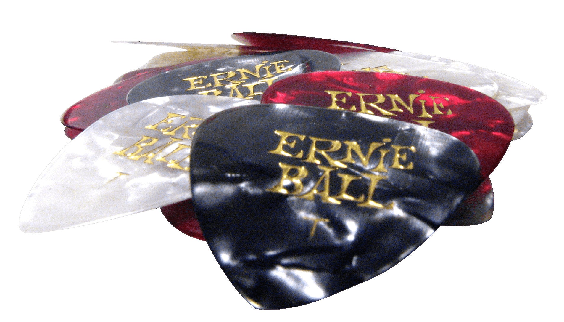 Ernie Ball Thin Assorted Color Pearloid Cellulose Pick - Each