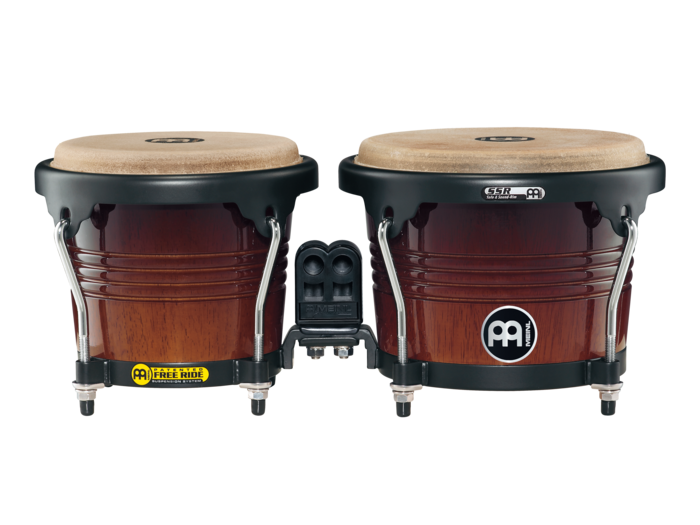 Freeride wood Series Bongo 6 3/4" & 8"  Coffe Burst Finish, Black HW SSR-RIM