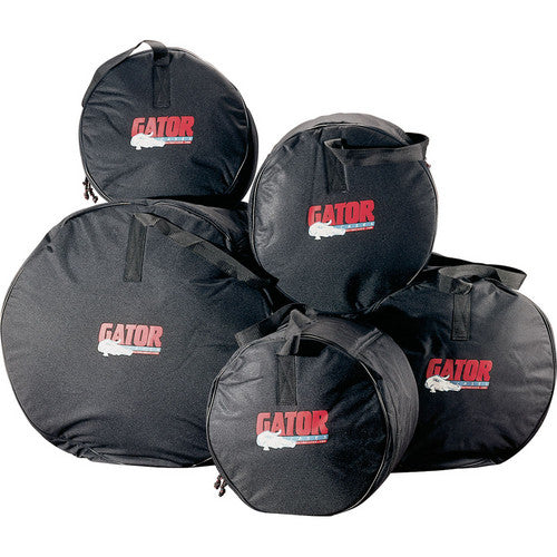 Gator Cases GP-FUSION-100 5-Piece Fusion Drum Set Protechtor Bags (Black)