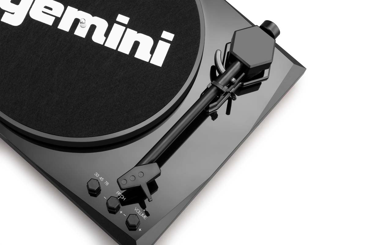 Gemini TT-900 Vinyl Record Player Turntable - Black